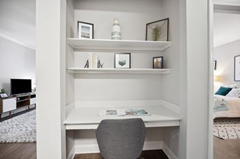 Built-in computer desks